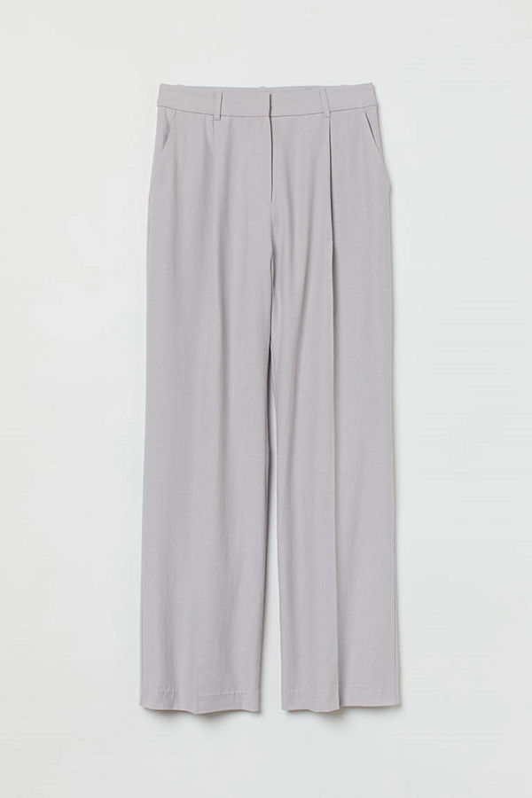 H&M byxor Vid byxa grå