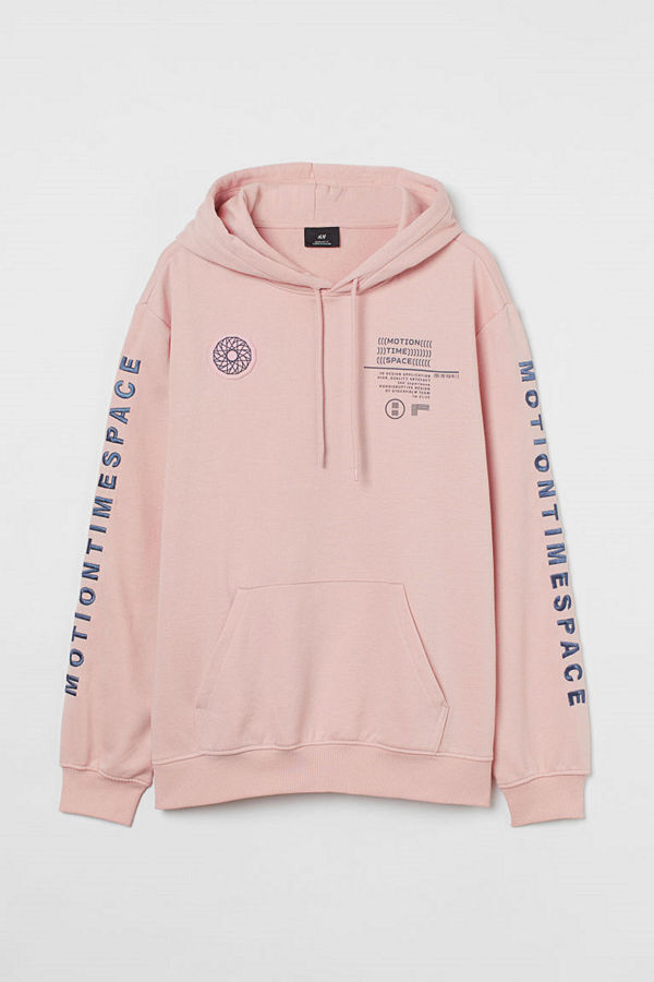 H&M Huvtröja Regular Fit rosa