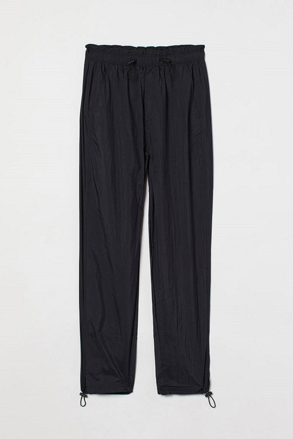 H&M byxor Byxa med dragskor svart