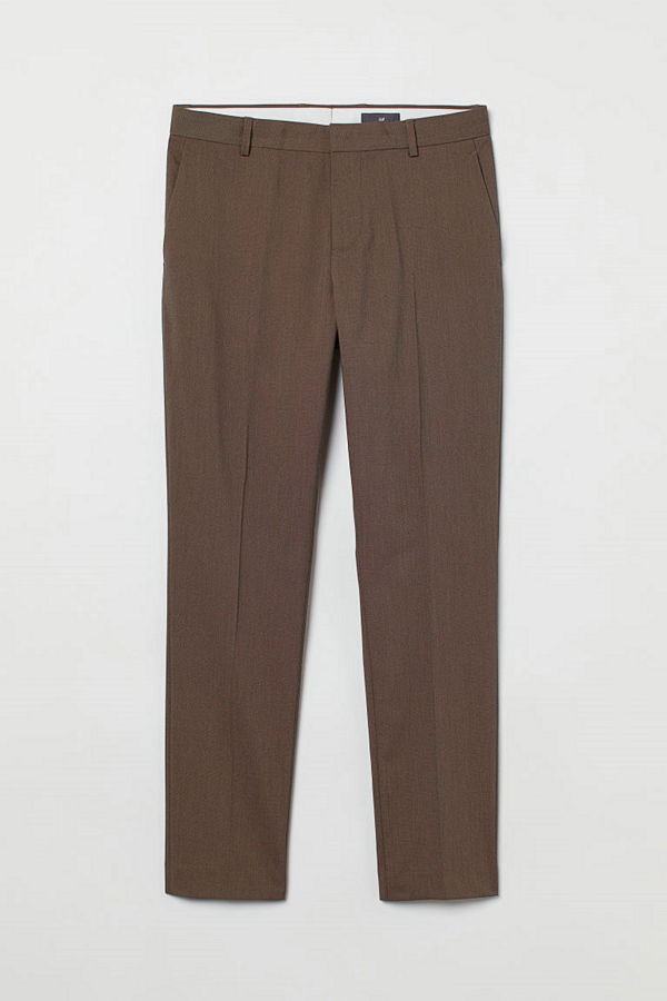 H&M Kostymbyxa Slim Fit beige