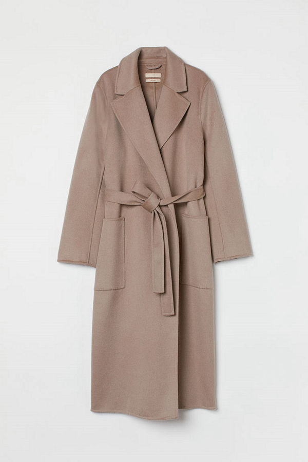 H&M Kappa i ull brun