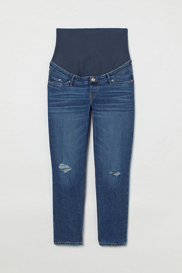 H&M MAMA Vintage Straight Jeans blå