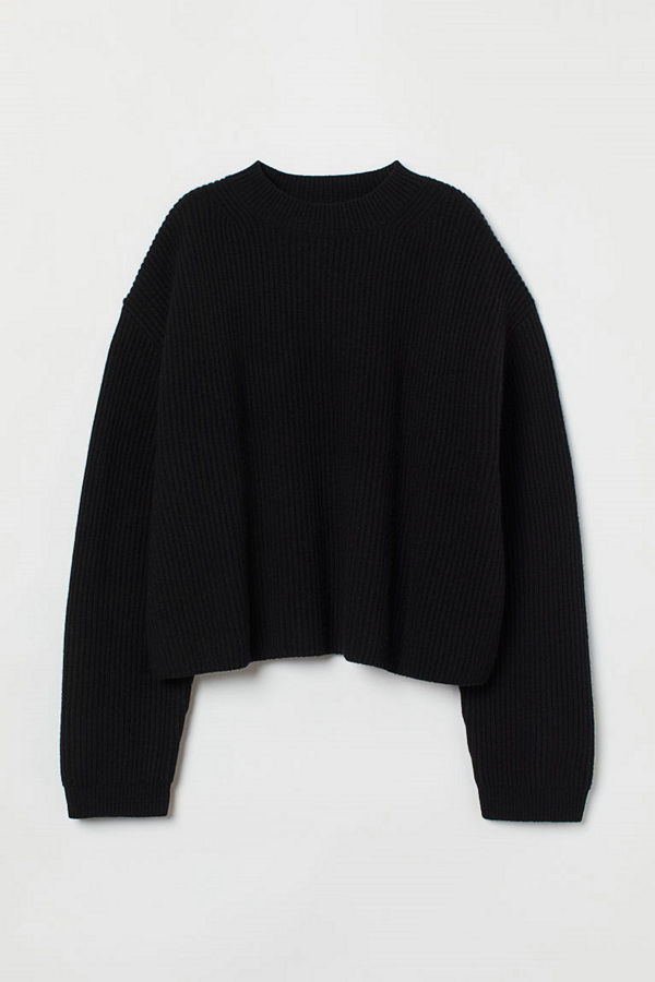 H&M Tröja i kashmir svart