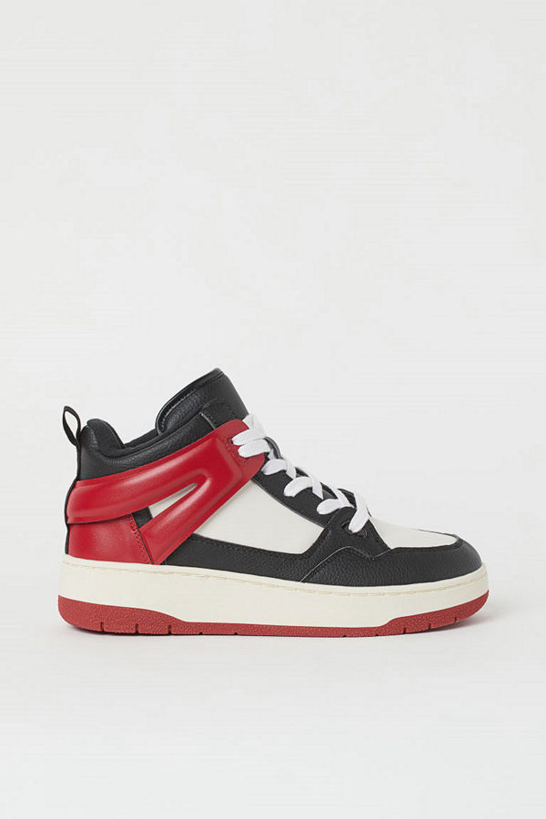 H&M Ankelhöga sneakers röd