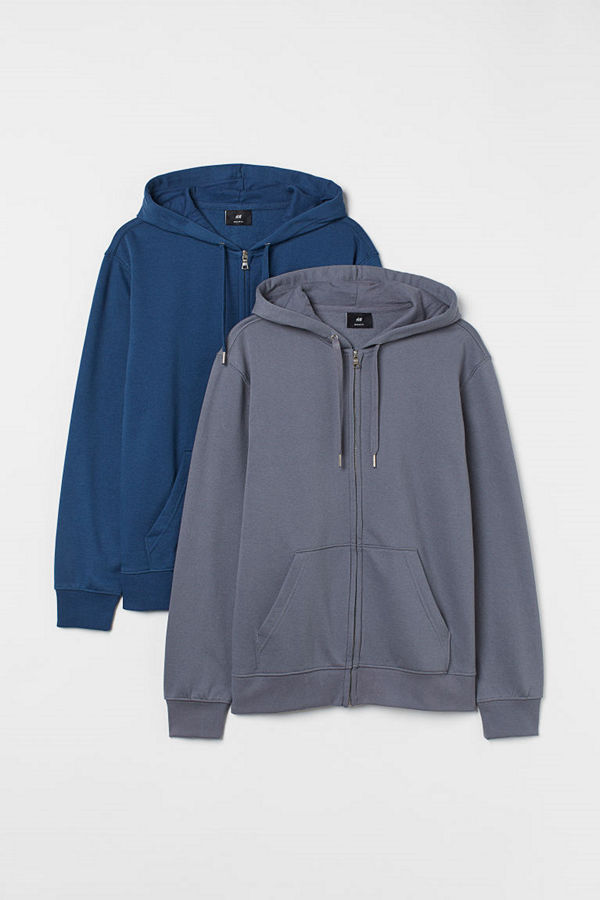H&M 2-pack munkjacka Regular Fit grå