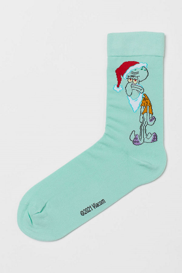 H&M Strumpor med motiv grön