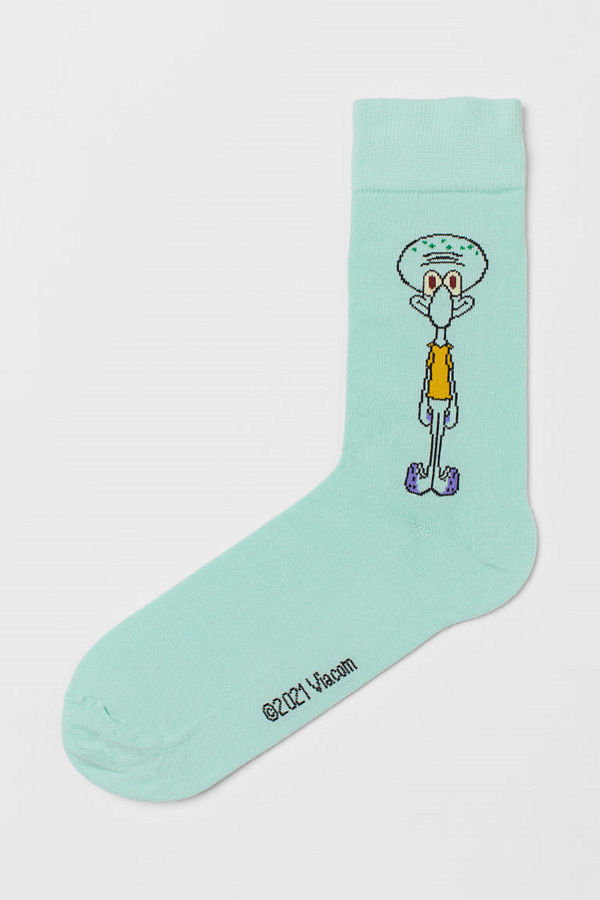 H&M Strumpor med motiv grön