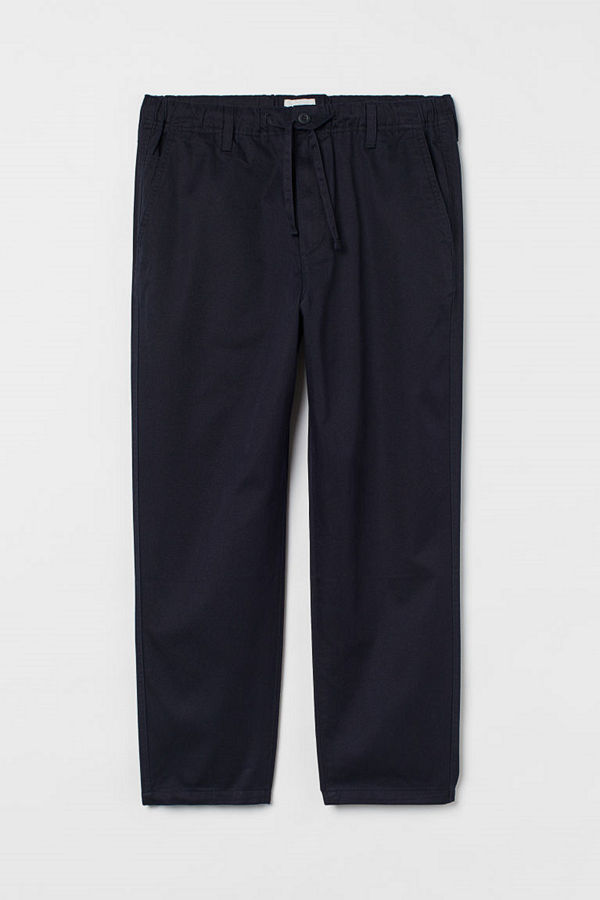 H&M Byxa Relaxed Fit blå