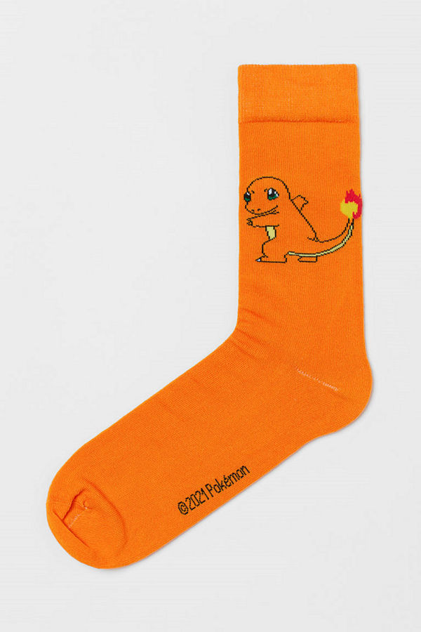 H&M Strumpor med motiv orange