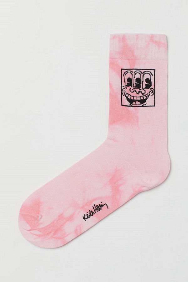 H&M Strumpor med motiv rosa