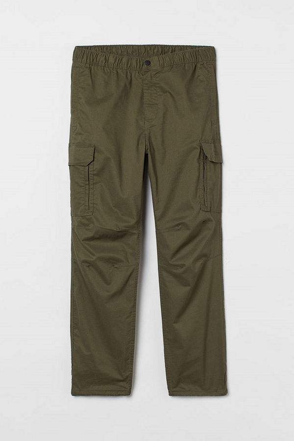 H&M Cargobyxa Regular Fit grön