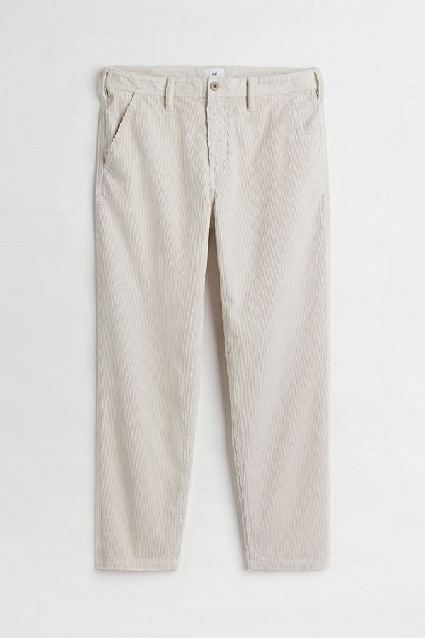 H&M Manchesterbyxa Regular Fit beige