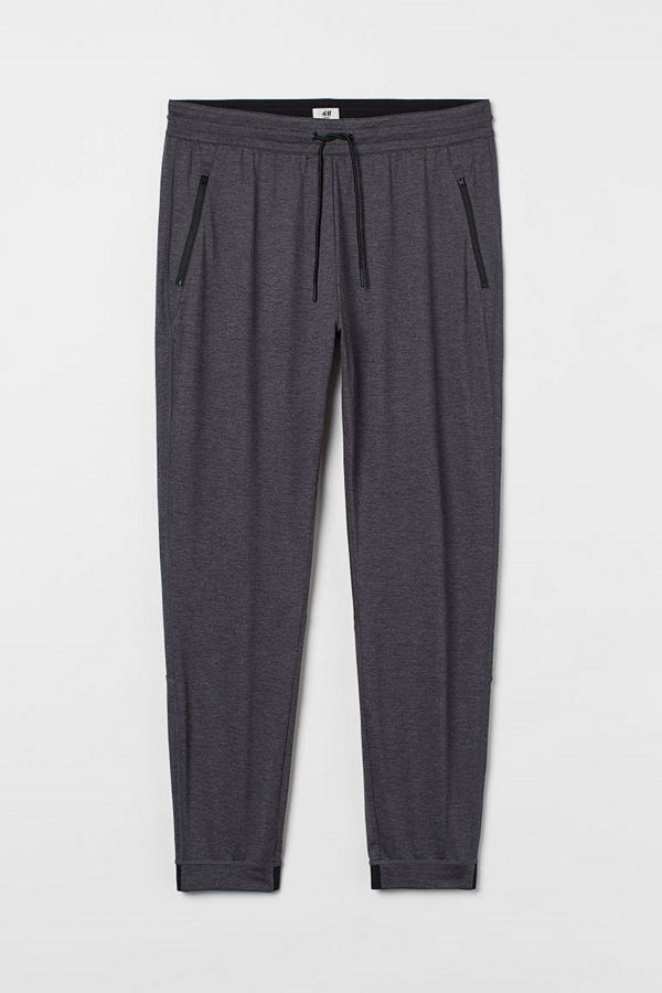 H&M Träningsbyxa Slim Fit grå