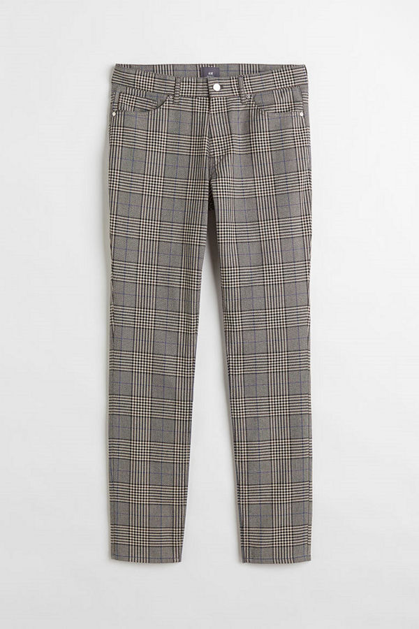 H&M Twillbyxa Skinny Fit blå