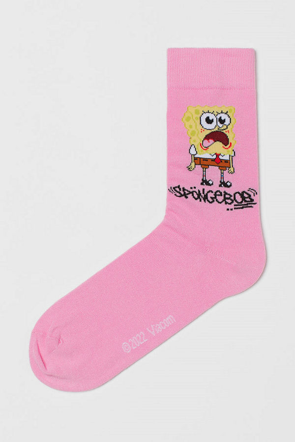 H&M Strumpor med motiv rosa