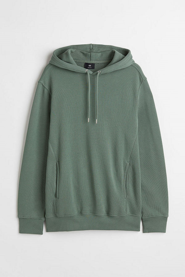H&M Huvtröja Regular Fit grön