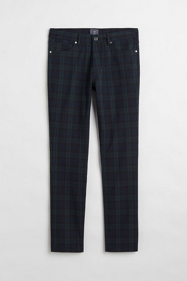 H&M Twillbyxa Skinny Fit blå