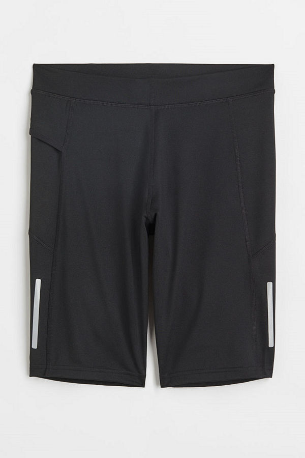 H&M Snabbtorkande löpartights svart