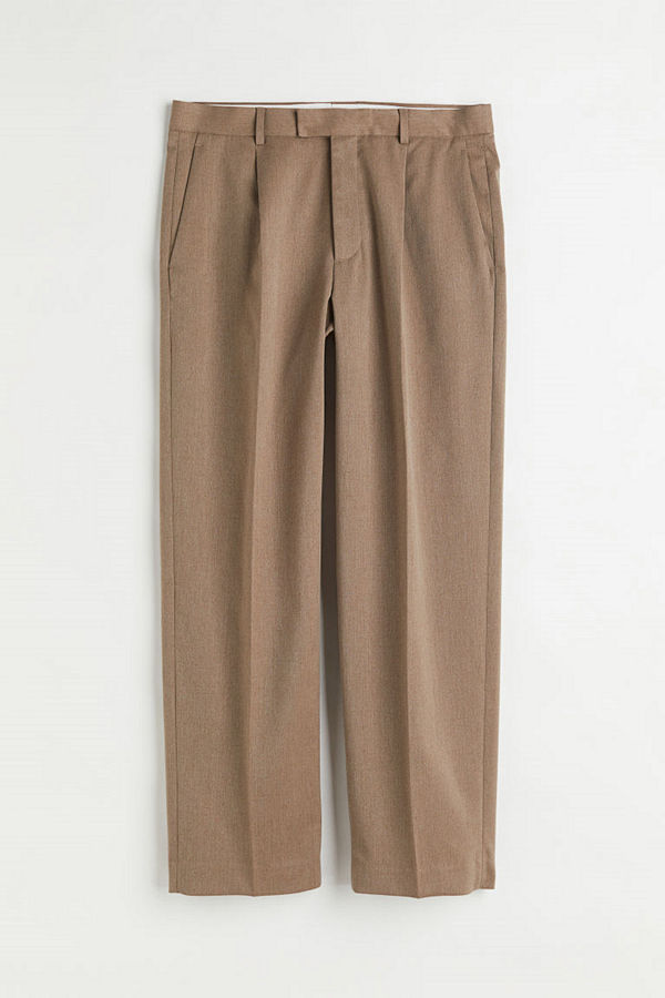 H&M Kostymbyxa Straight Fit beige