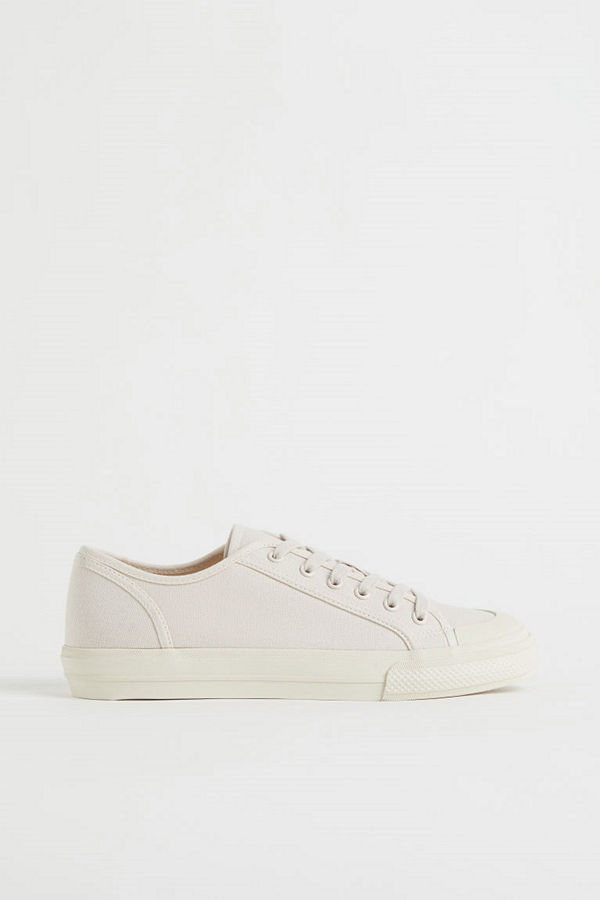 H&M Sneakers i canvas beige