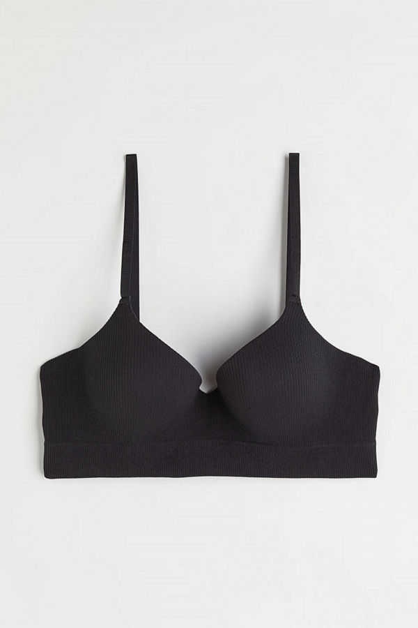 H&M Seamless push up-bh svart