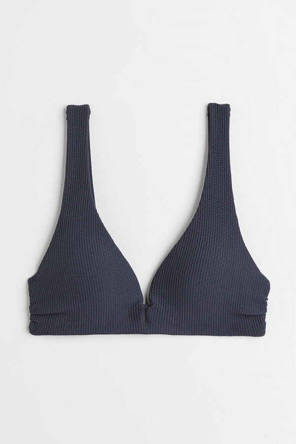 H&M Push up bikini-bh blå