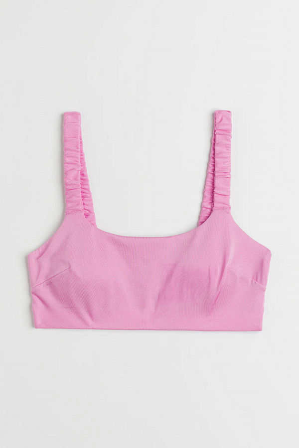 H&M Padded bikini top rosa