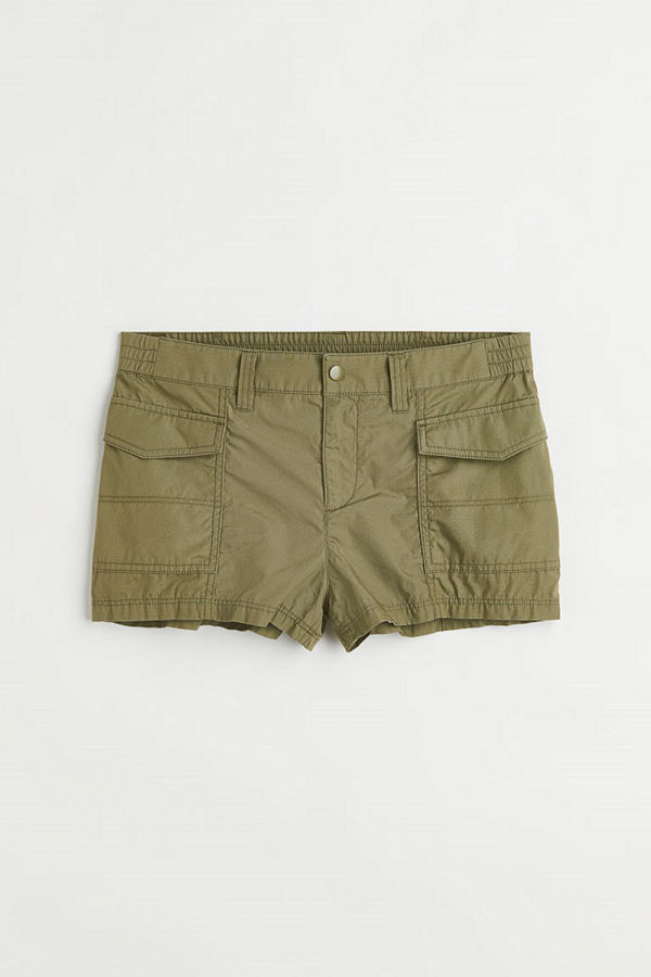 H&M Short cargo shorts grön