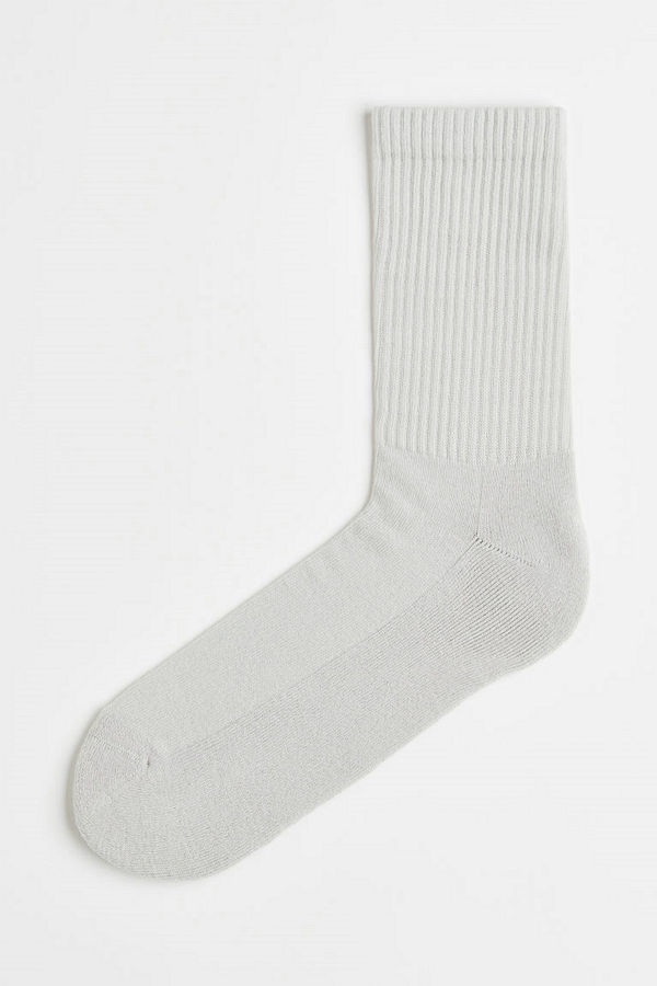 H&M Finstickade strumpor grå