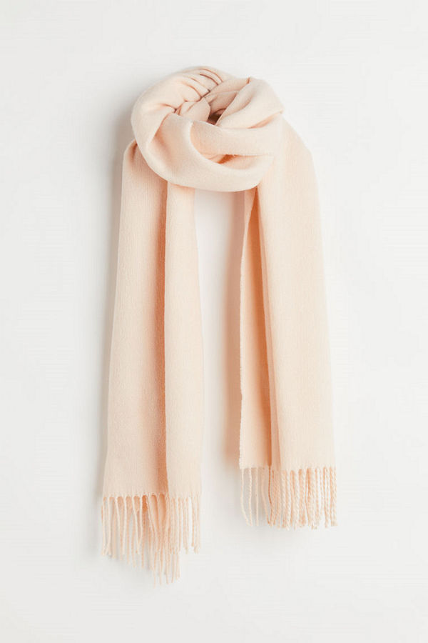 H&M Vävd halsduk orange