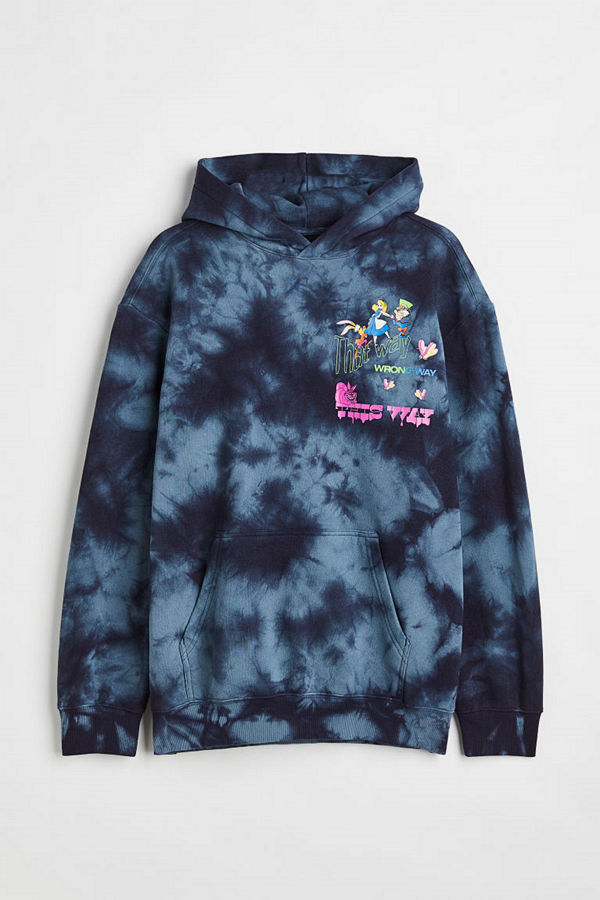 H&M Huvtröja Relaxed Fit blå