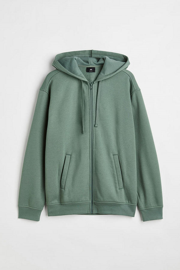 H&M Munkjacka Relaxed Fit grön
