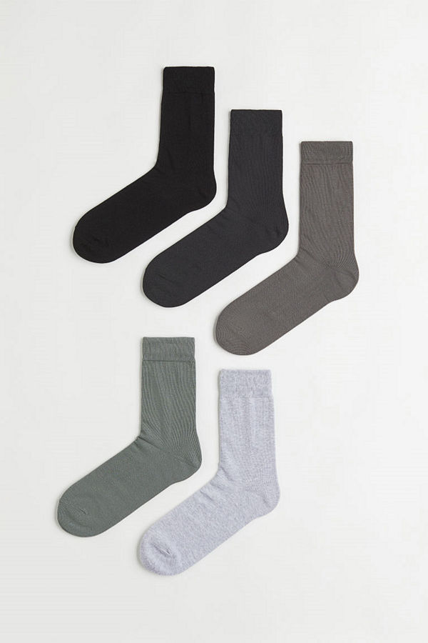 H&M 5-pack strumpor grön