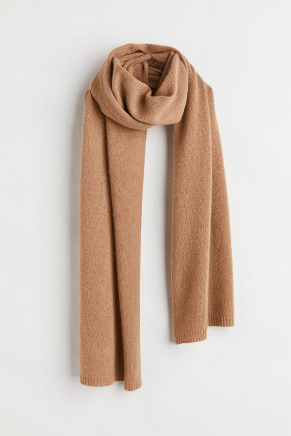H&M Halsduk i kashmirmix beige