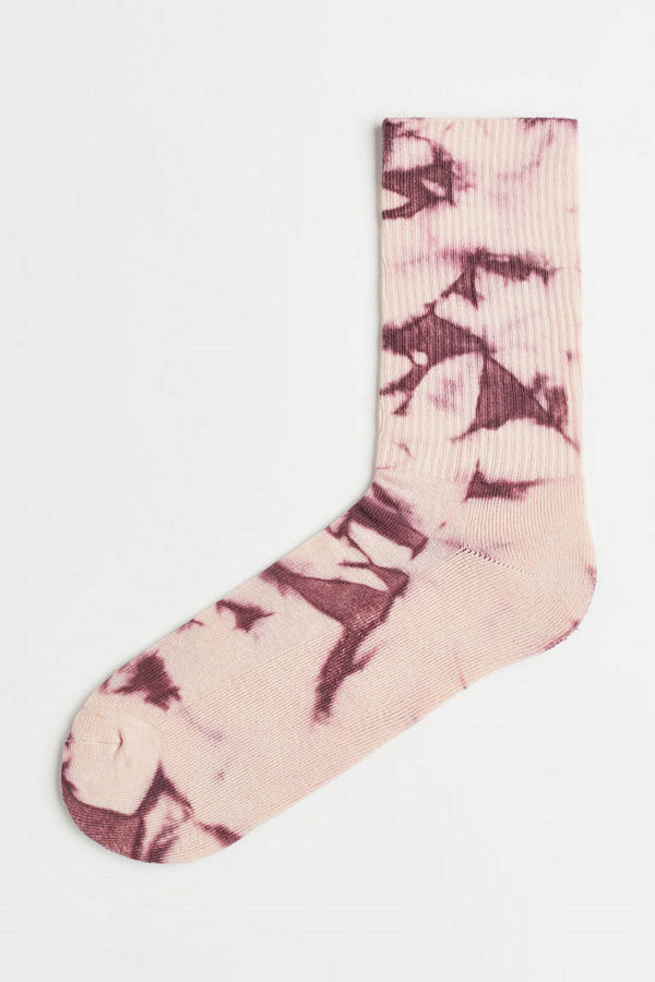 H&M Batikmönstrade strumpor rosa