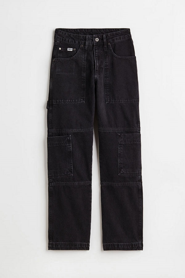 H&M Combat Jean svart