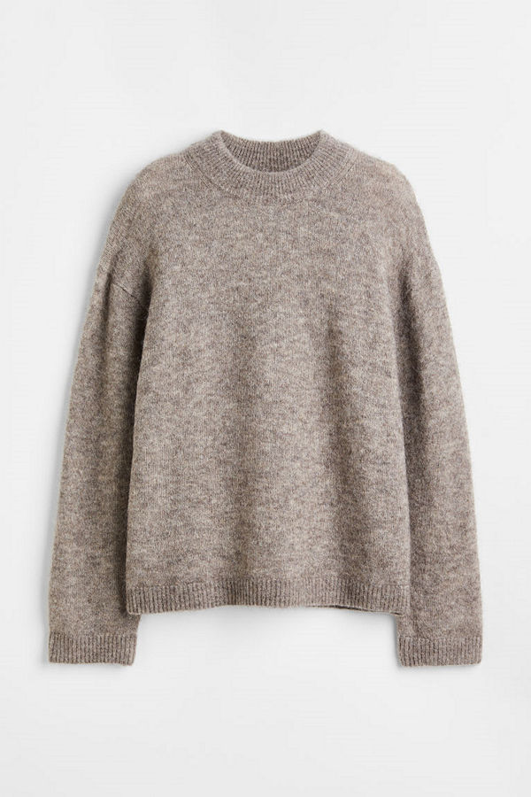H&M Tröja i ullblandning beige