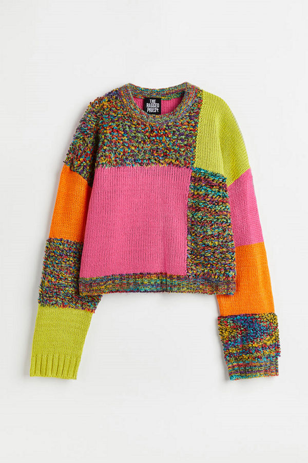 H&M Television Knit vit