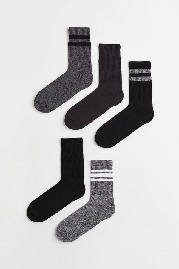 H&M 5-pack strumpor svart