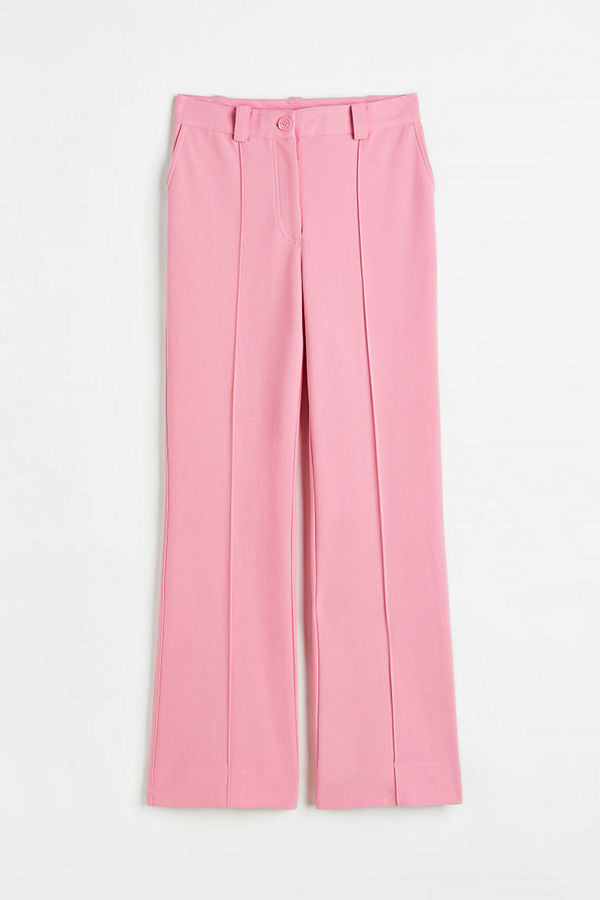 H&M byxor Dressad byxa rosa