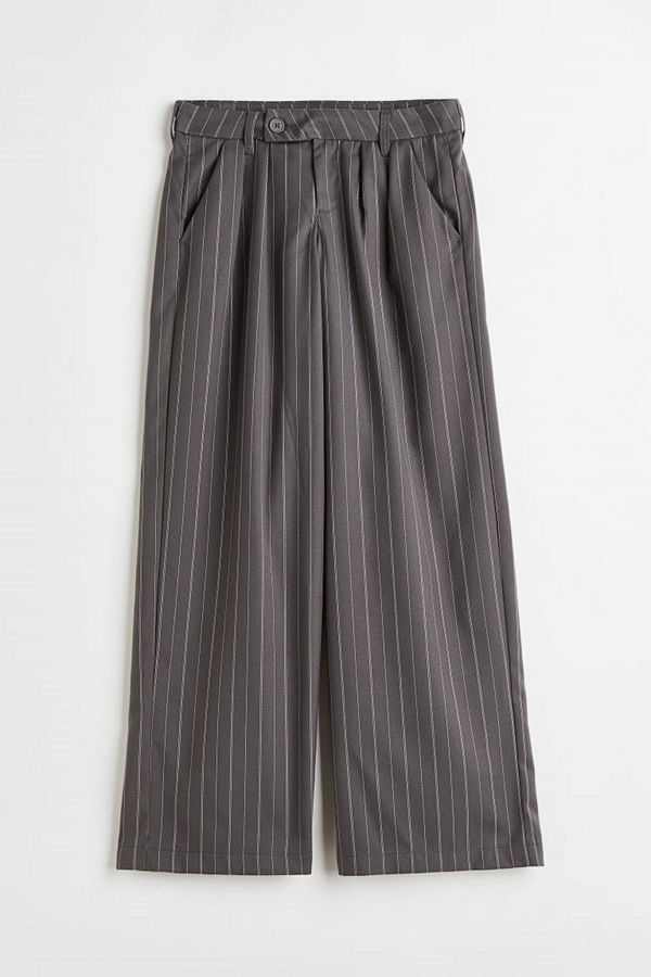 H&M byxor Dressad byxa grå