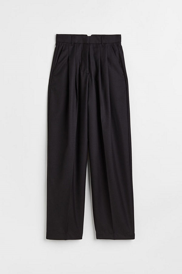H&M byxor Dressad byxa svart