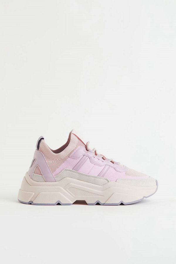 H&M Chunky sneakers rosa