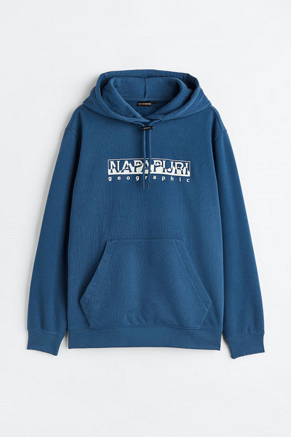 H&M Telemark Hoodie Sweatshirt blå