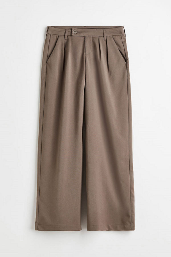 H&M byxor Dressad byxa beige