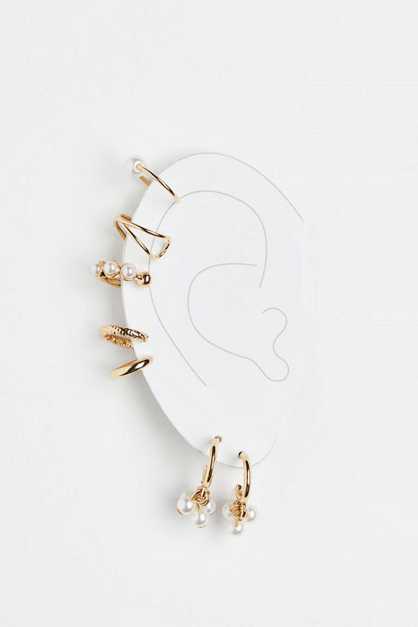 H&M Örhängen och earcuffs guld