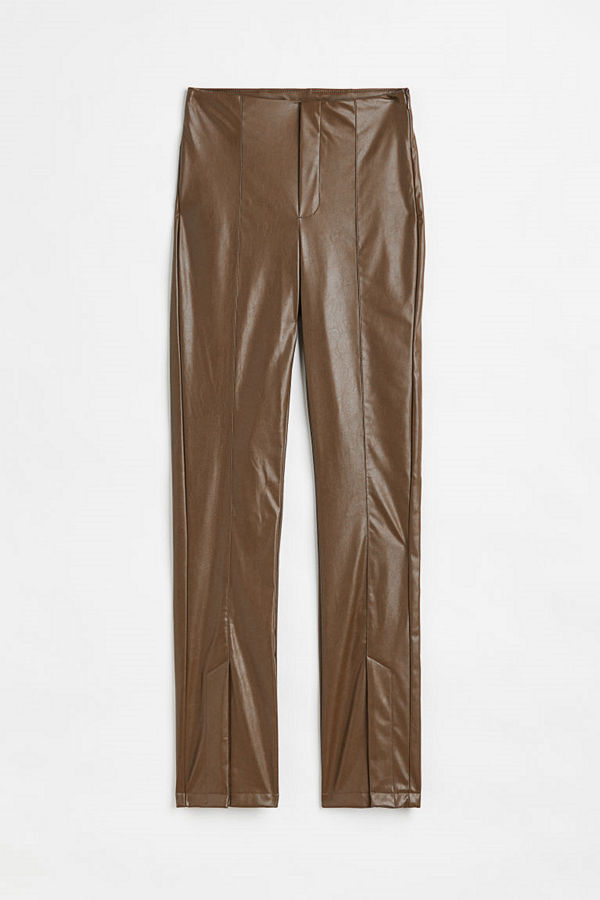 H&M byxor Byxa med slits grön