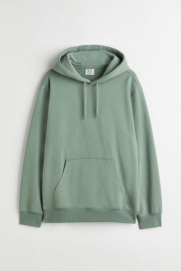 H&M Essentials No 3: THE HOODIE grön