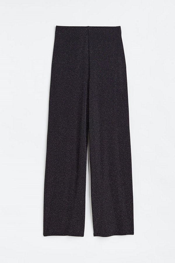 H&M byxor Vid trikåbyxa svart