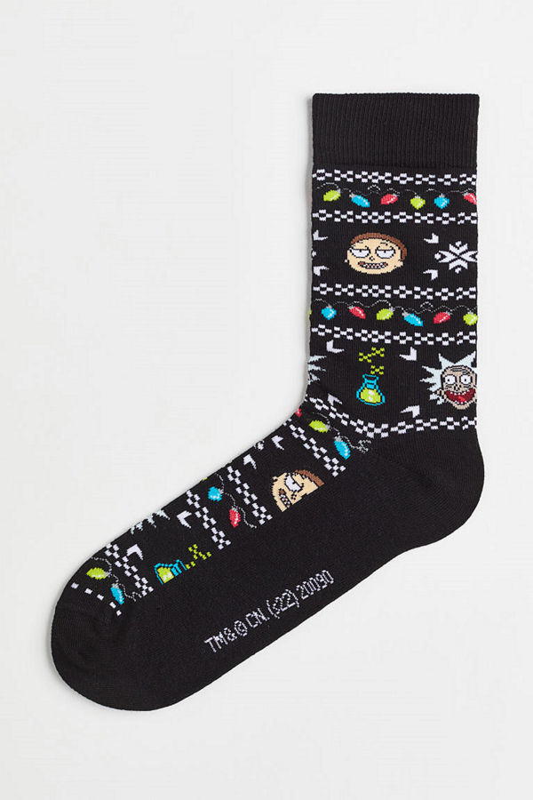 H&M Strumpor med motiv svart